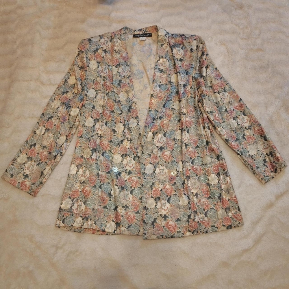 Craig Clothing Co Floral Blazer